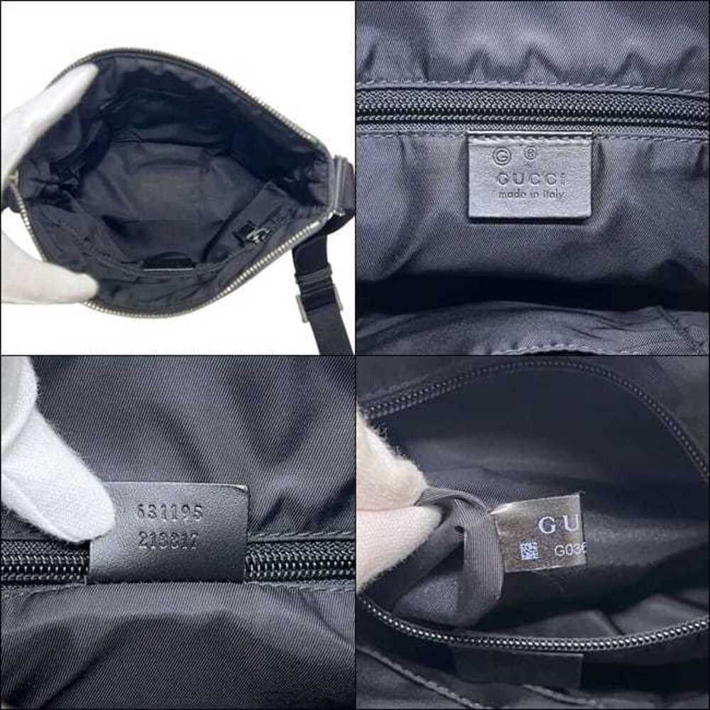 GUCCI Authentic Black Leather Shoulder Bag - Picture 4 of 11